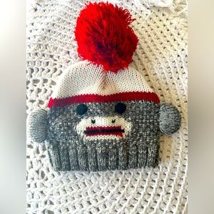 Kid’s 2-4 Yrs Sock Monkey Toboggan